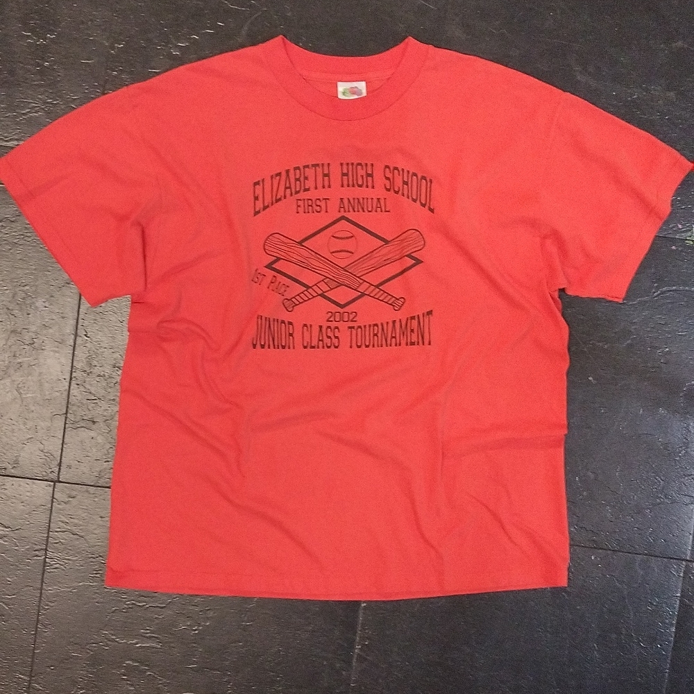 21 YR Vintage First Edition!! Elizabeth HS Tourney Tee - Size XL